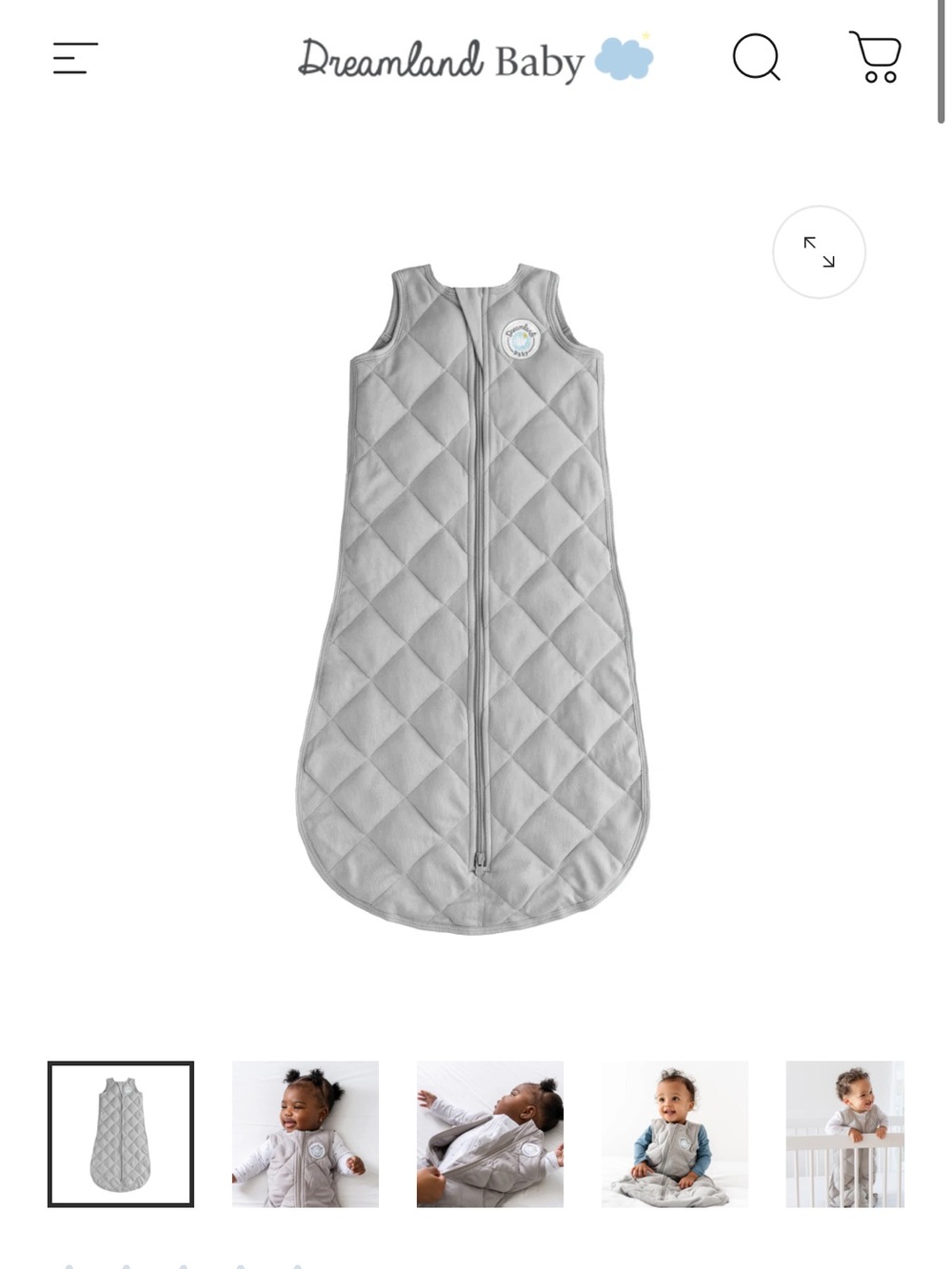 Dreamland weighted Baby Sleep Sack